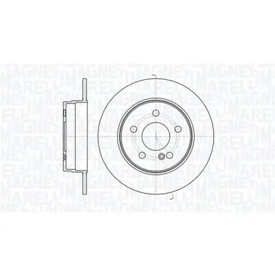 Disco de freno MAGNETI MARELLI 361302040727 Última Oportunidad